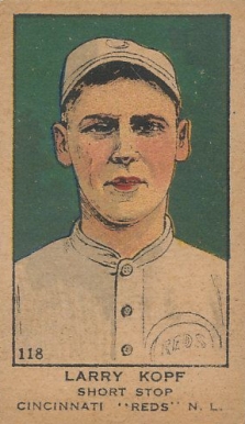 1919 Strip Card Larry Kopf #118 Baseball Card