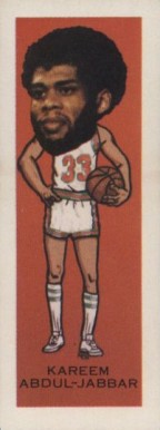 1974 Nabisco Sugar Daddy Kareem Abdul-Jabbar #25 Basketball Card