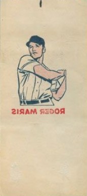 1960 Topps Tattoos Roger Maris # Baseball Card