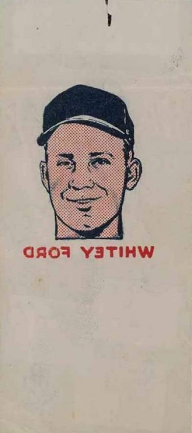 1960 Topps Tattoos Whitey Ford # Baseball Card
