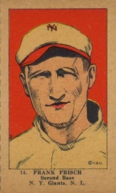 1923 Strip Card Frank Frisch #14 Baseball Card