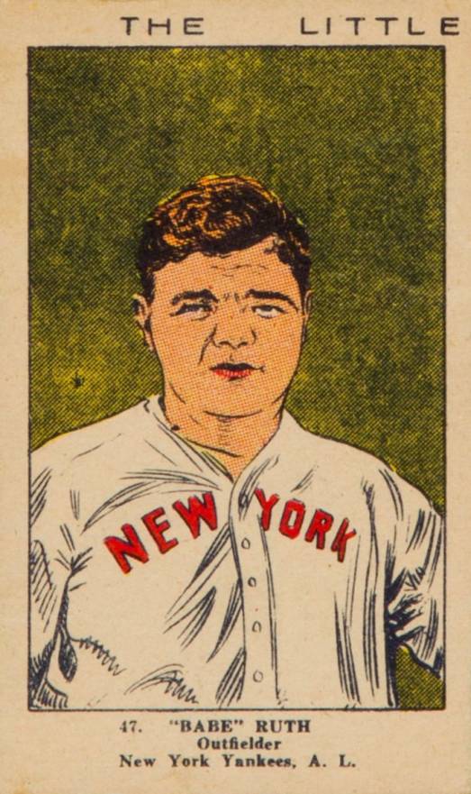 1923 Strip Card "Babe" Ruth #47 Baseball Card