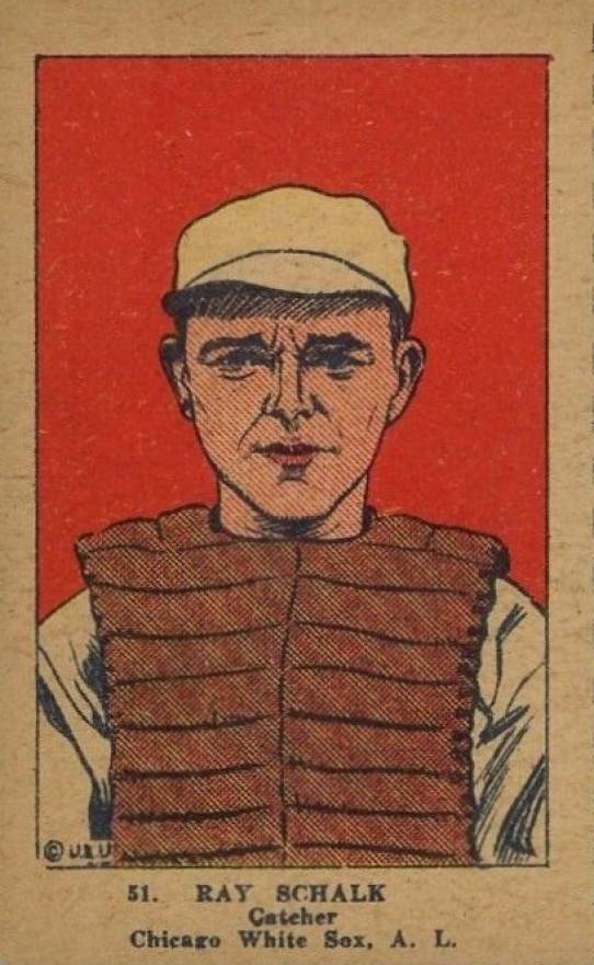 1923 Strip Card Ray Schalk #51 Baseball Card