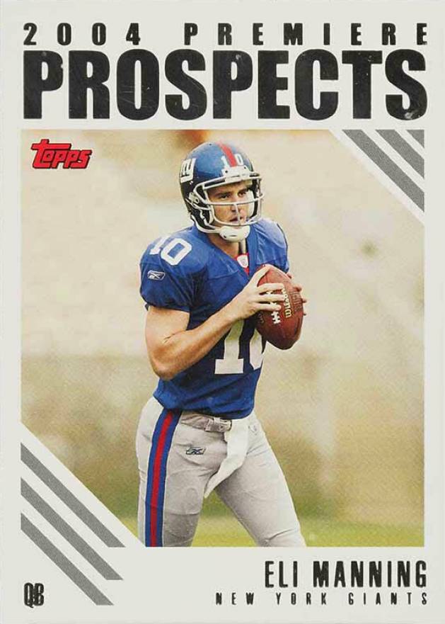 2004 Topps Premiere Prospects Eli Manning #PP5 Football Card