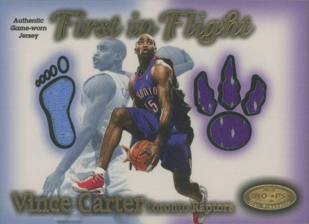 2000 Hoops Hot Prospects First in Flight Vince Carter # Basketball Card