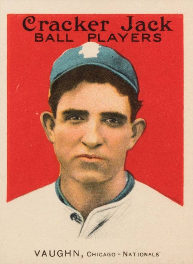 1915 Cracker Jack VAUGHN, Chicago-Nationals #176 Baseball Card