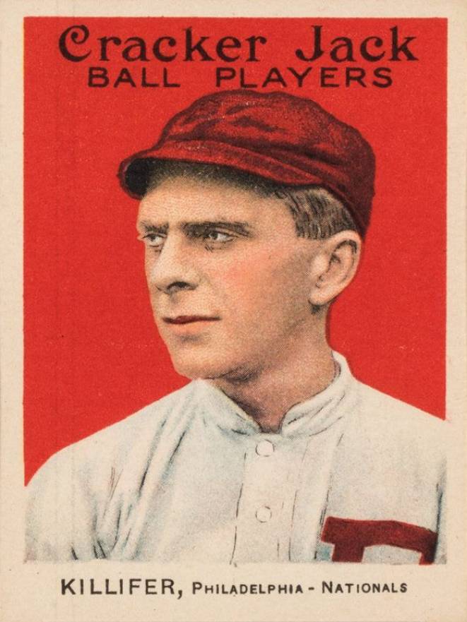 1915 Cracker Jack KILLIFER, Philadelphia-Nationals #135 Baseball Card
