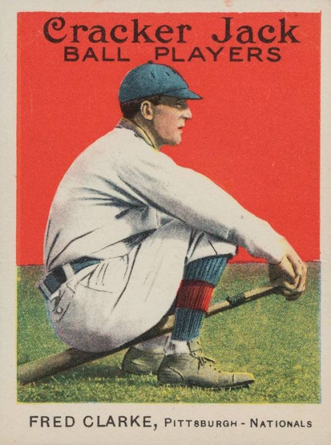 1915 Cracker Jack FRED CLARKE, Pittsburgh-Nationals #70 Baseball Card