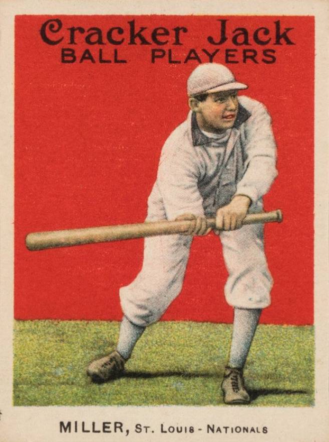 1915 Cracker Jack MILLER, St. Louis-Nationals #49 Baseball Card