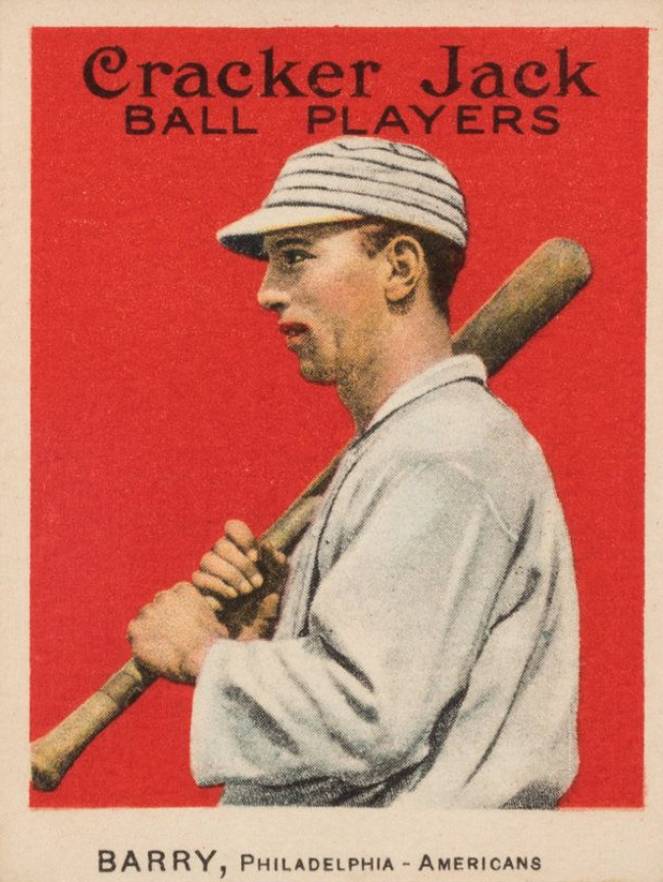 1915 Cracker Jack BARRY, Philadelphia-Americans #28 Baseball Card