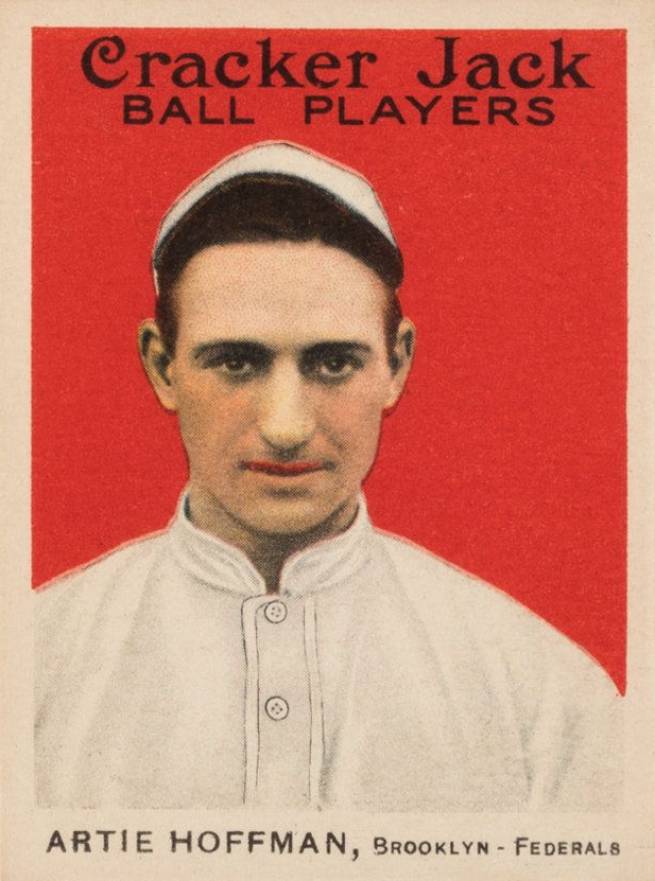 1915 Cracker Jack ARTIE HOFFMAN, Brooklyn-Federals #9 Baseball Card