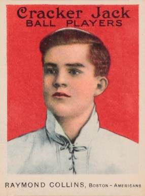 1915 Cracker Jack RAYMOND COLLINS, Boston-Americans #169 Baseball Card