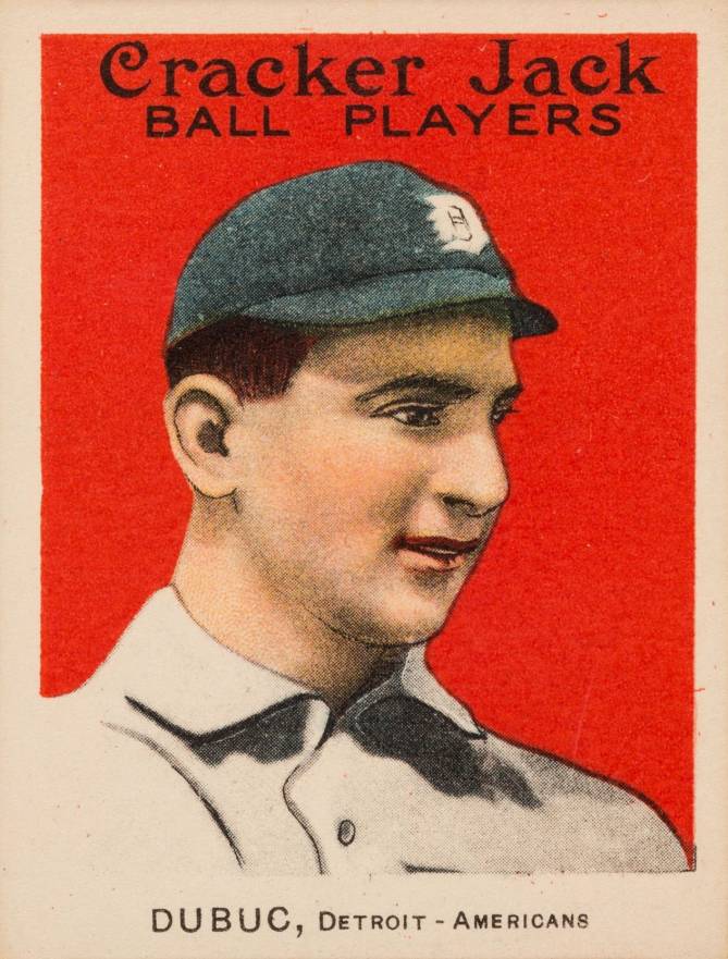1915 Cracker Jack Dubuc, Detroit-Americans #156 Baseball Card