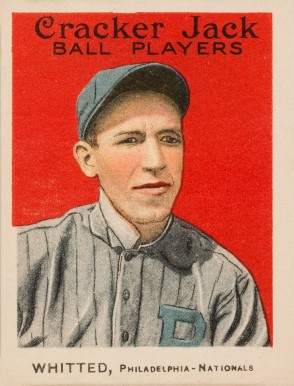 1915 Cracker Jack WHITTED, Philadelphia-Nationals #151 Baseball Card