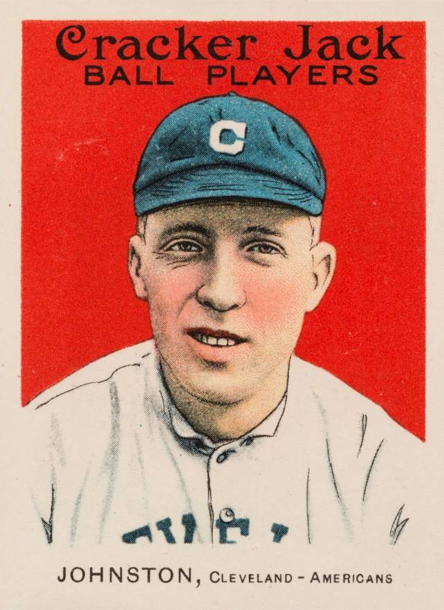 1915 Cracker Jack JOHNSTON, Cleveland-Americans #150 Baseball Card