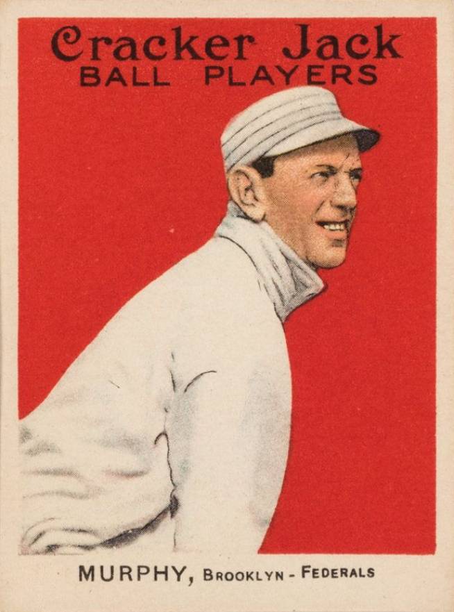 1915 Cracker Jack Murphy, Brooklyn-Federals #140 Baseball Card