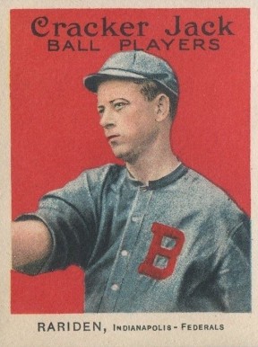 1915 Cracker Jack RARIDEN, Indianapolis-Federals #137 Baseball Card