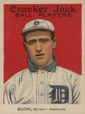 1915 Cracker Jack BUSH, Detroit-Americans #122 Baseball Card