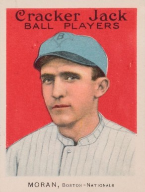 1915 Cracker Jack MORAN, Boston-Nationals #111 Baseball Card