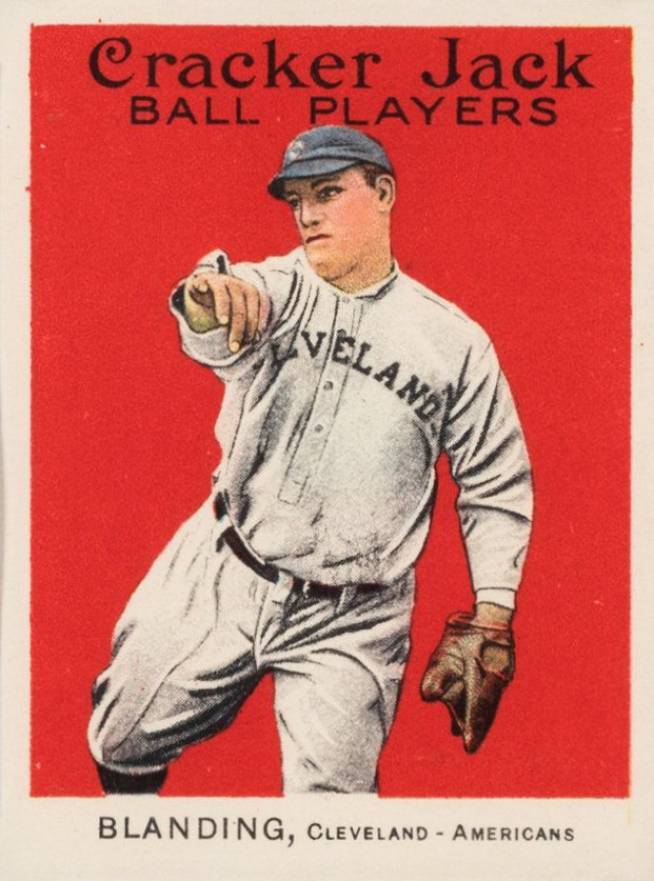 1915 Cracker Jack Blanding, Cleveland-Americans #109 Baseball Card