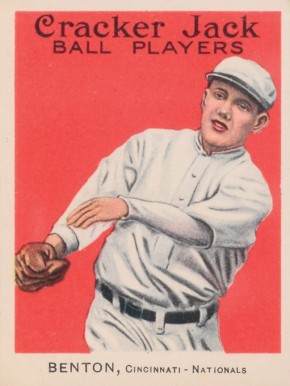 1915 Cracker Jack BENTON, Cincinnati-Nationals #97 Baseball Card