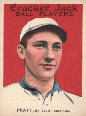 1915 Cracker Jack PRATT, St. Louis-Americans #93 Baseball Card