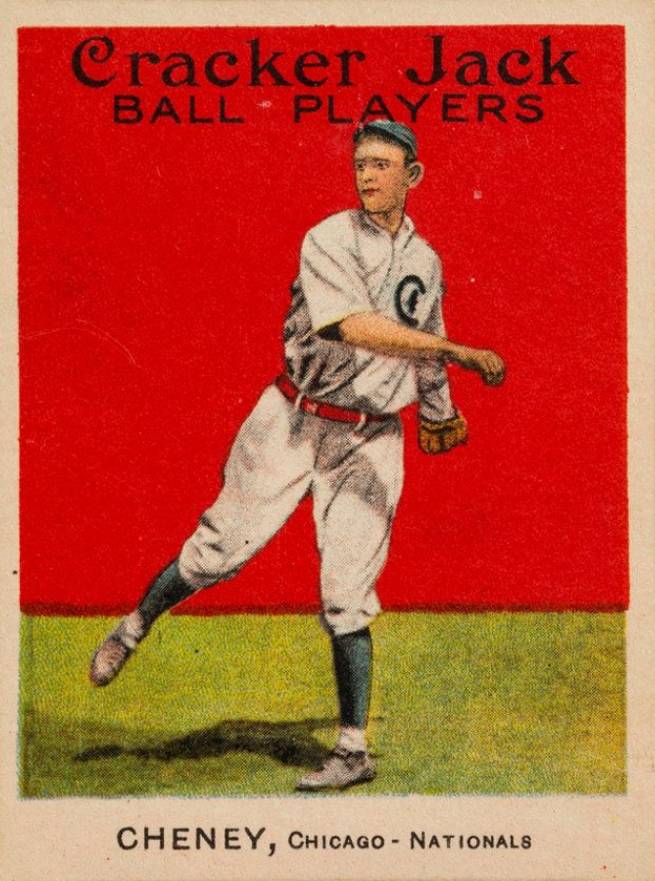1915 Cracker Jack CHENEY, Chicago-Nationals #89 Baseball Card