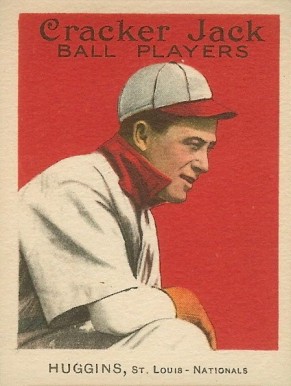 1915 Cracker Jack HUGGINS, St. Louis-Nationals #75 Baseball Card