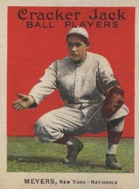 1915 Cracker Jack MEYERS, New York-Nationals #71 Baseball Card