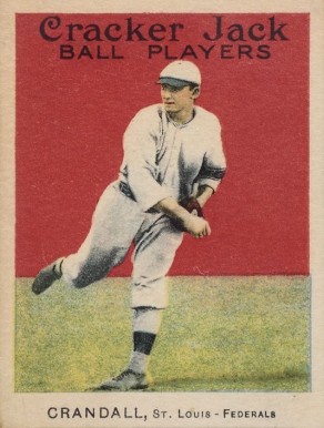 1915 Cracker Jack CRANDALL, St. Louis-Federals #67 Baseball Card