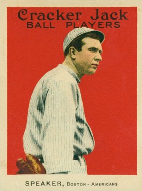 1915 Cracker Jack SPEAKER, Boston-Americans #65 Baseball Card