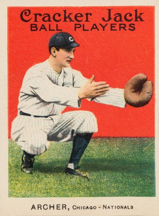 1915 Cracker Jack Archer, Chicago-Nationals #64 Baseball Card
