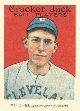 1915 Cracker Jack MITCHELL, Cleveland-Americans #62 Baseball Card