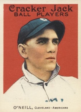 1915 Cracker Jack O'NEILL, Cleveland-Americans #48 Baseball Card