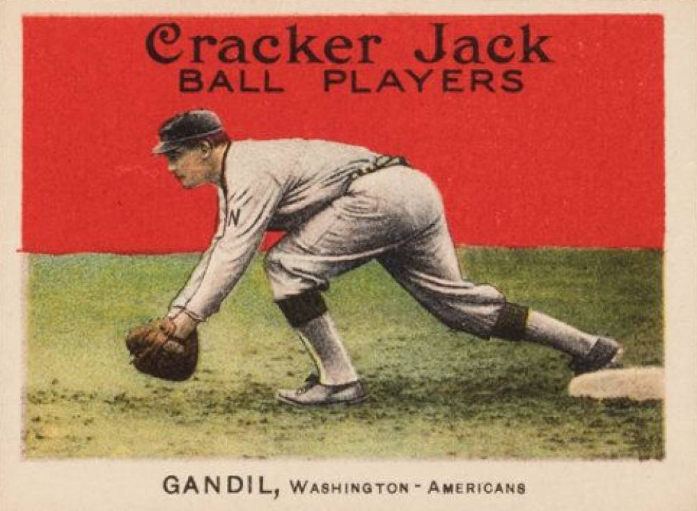 1915 Cracker Jack Gandil, Washington-Americans #39 Baseball Card