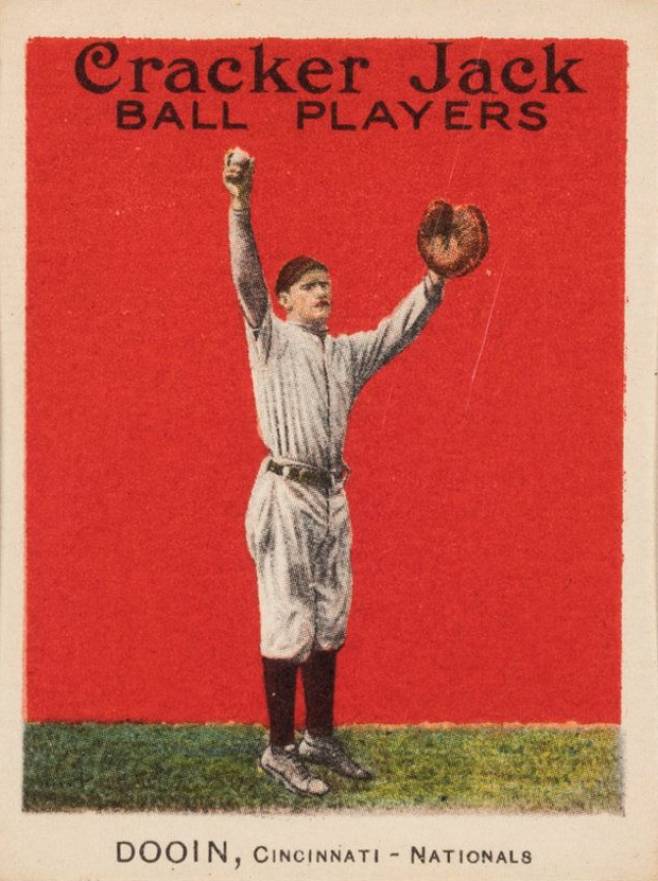 1915 Cracker Jack Dooin, Cincinnati-Nationals #38 Baseball Card