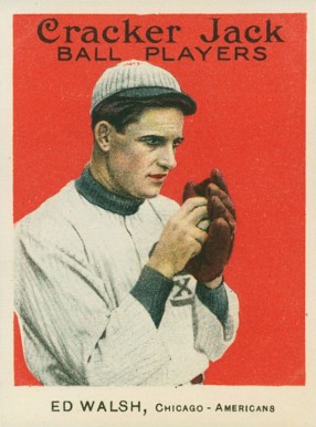 1915 Cracker Jack ED WALSH, Chicago-Americans #36 Baseball Card