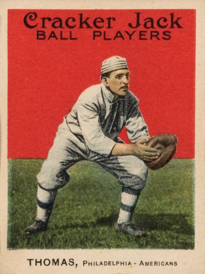 1915 Cracker Jack THOMAS, Philadelphia-Americans #34 Baseball Card