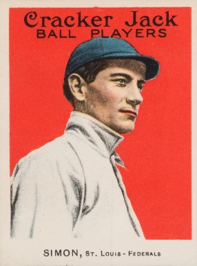 1915 Cracker Jack SIMON, St. Louis-Federals #25 Baseball Card