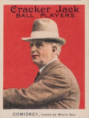 1915 Cracker Jack COMISKEY, Owner of White Sox #23 Baseball Card