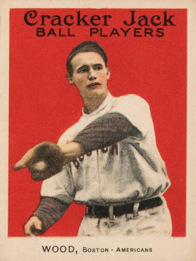 1915 Cracker Jack Wood, Boston-Americans #22 Baseball Card