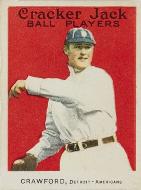 1915 Cracker Jack CRAWFORD, Detroit-Americans #14 Baseball Card