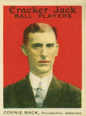 1915 Cracker Jack CONNIE MACK, Philadelphia-Americans #12 Baseball Card
