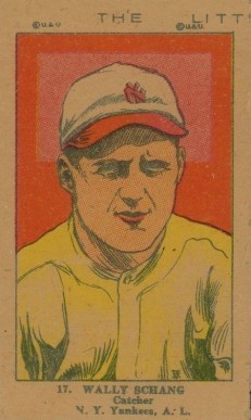 1923 Strip Card Wally Schang #17 Baseball Card