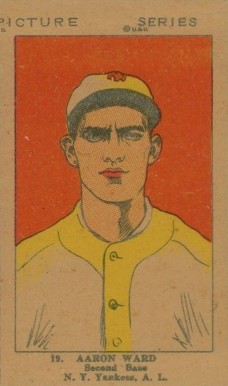 1923 Strip Card Aaron Ward #19 Baseball Card