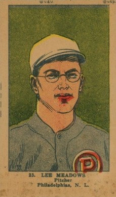 1923 Strip Card Lee Meadows #23 Baseball Card