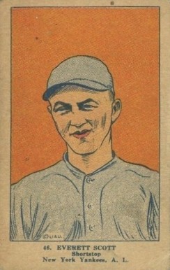 1923 Strip Card Everett Scott #46 Baseball Card