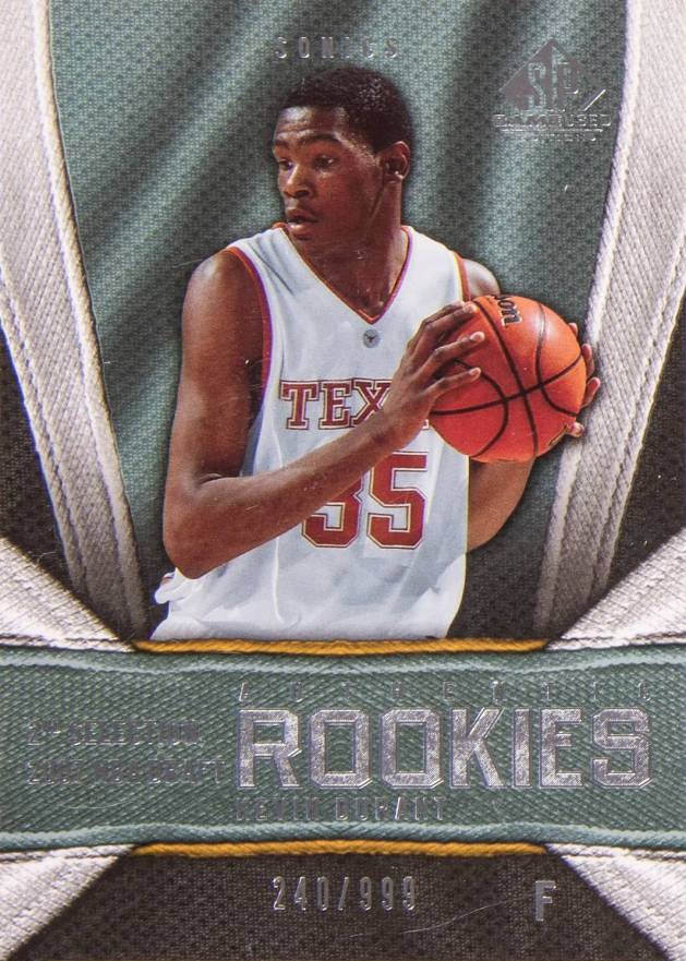 2007 SP Game Used Kevin Durant #142 Basketball Card
