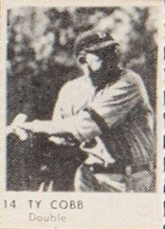 1950 R423 Ty Cobb #14n Baseball Card