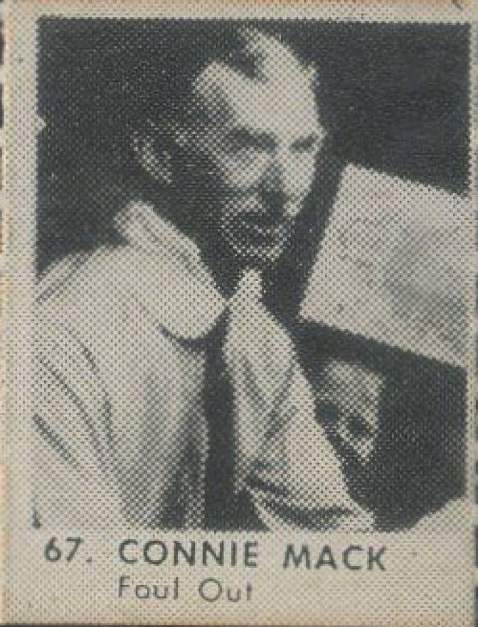 1950 R423 Connie Mack #67 Baseball Card